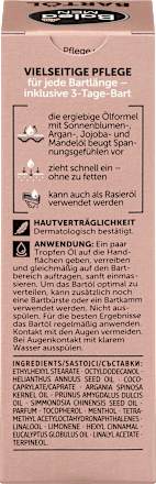 Olio nutriente per barba e viso Balea MEN