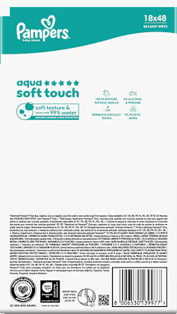 Feuchttücher aqua soft touch (18x48 St) Pampers
