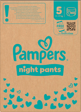 Baby Pants Night Gr. 5 (12-17 kg) Monatsbox Pampers