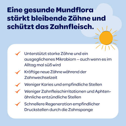 Zahnpasta Junior Mundflora+, 6-12 Jahre Dentinox