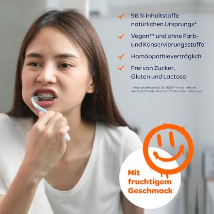 Zahnpasta Junior Mundflora+, 6-12 Jahre Dentinox