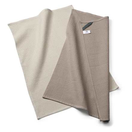 Geschirrtücher 100% Baumwolle hellgrau/dunkelgrau Profissimo