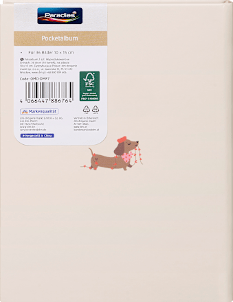 Pocketalbum Dackel Paradies