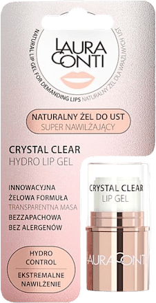 Crystal Clear gel pentru buze transparent Laura Conti