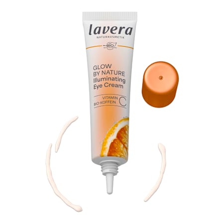 Озаряващ околоочен крем Glow by Nature lavera NATURKOSMETIK