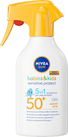 Spray solare trigger babies&kids sensitive protect 5in1 SPF50+ NIVEA SUN