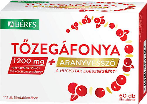 Tőzegáfonya aranyvesszővel filmtabletta Béres