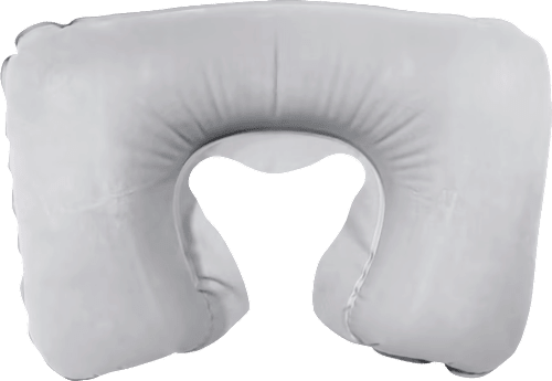 Надуваема възглавница за път, сива IN CASE of TRAVEL