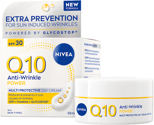 Q10 Power zpevňující denní krém proti vráskám SPF 30 NIVEA
