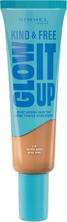Tekoča podlaga Kind & Free Glow It Up, 210 Golden Beige RIMMEL LONDON