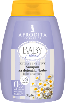 Šampon za dojenčke Extra Sensitive Baby Natural AFRODITA
