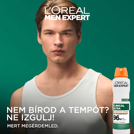 Férfi deo spray, Clinical ultra L'ORÉAL PARiS MEN EXPERT