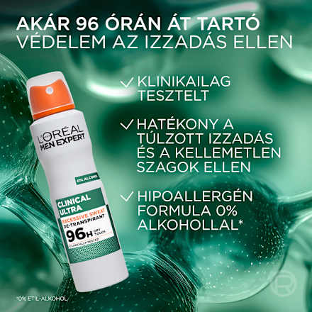 Férfi deo spray, Clinical ultra L'ORÉAL PARiS MEN EXPERT