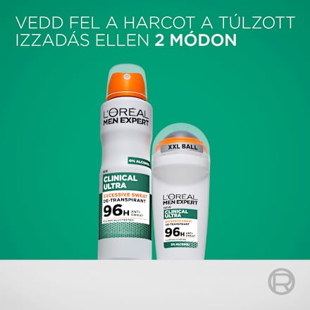 Férfi deo spray, Clinical ultra L'ORÉAL PARiS MEN EXPERT