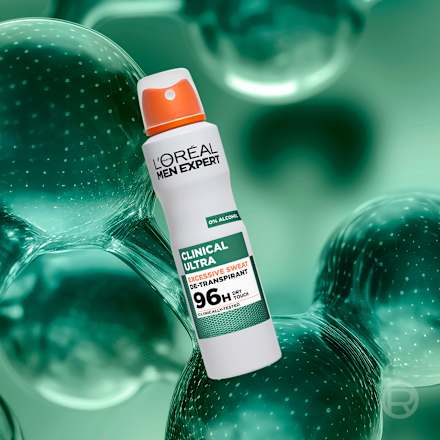 Pánsky antiperspirant v spreji Clinical Ultra 96h L'ORÉAL PARiS MEN EXPERT