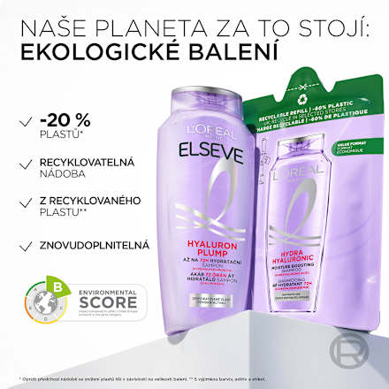 šampon na vlasy Hyaluron Plump L'ORÉAL PARiS ELSEVE