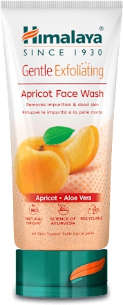 Gyengéd hámlasztó barackos arclemosó gél minden bőrtípusra Himalaya