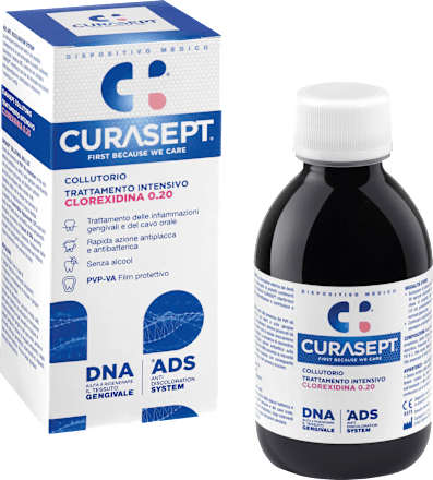 Apă de gură ADS DNA cu clorhexidina 0.20% Curasept