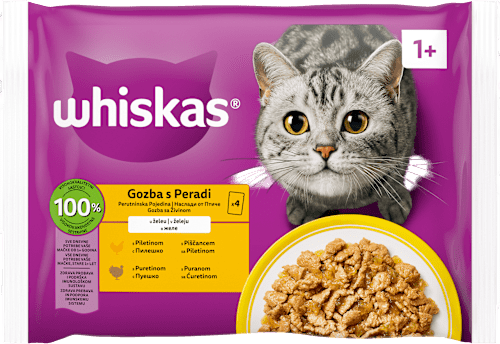 Mokra hrana za mačke - perad Whiskas