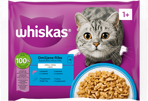 Mokra hrana za mačke - Omiljene ribe u želeu Whiskas