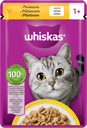 Mokra hrana za mačke - piletina Whiskas