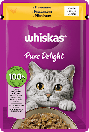 Pure Delight mokra hrana za mačke - piletina Whiskas