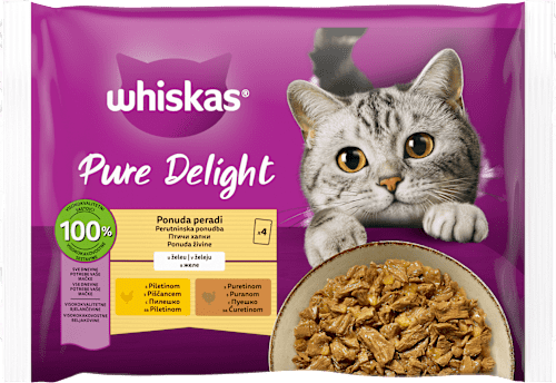 Pure Delight hrana za mačke - perad Whiskas