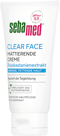 Gesichtscreme unreine, fettende Haut mattierend sebamed