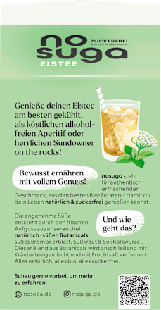 Eistee, Holunderblüte & Melisse nosuga