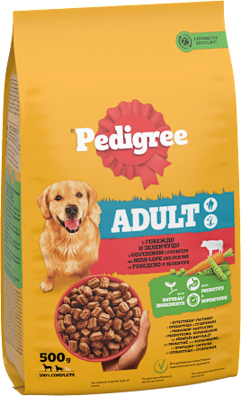 Suha hrana za pse - govedina i povrće Pedigree