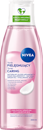 Ošetrujúca čistiaca pleťová voda na suchú a citlivú pleť NIVEA