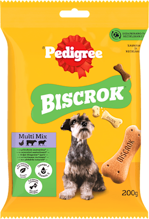 Multi Biscrok keksići za sve uzraste pasa – mesni okus Pedigree