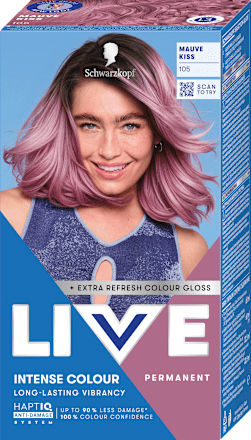 Tartós hajfesték, lila arany rozé 105 Schwarzkopf LIVE