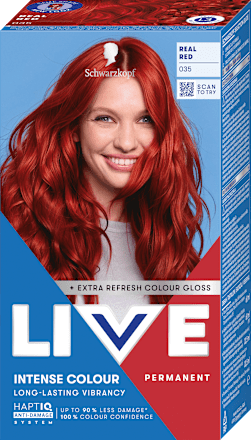 Tartós hajfesték, vörös 035 Schwarzkopf LIVE