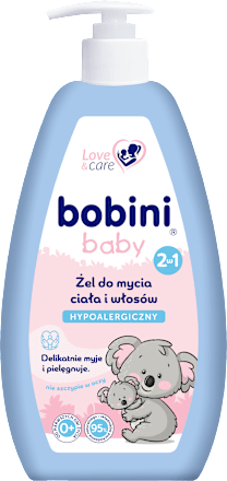 Żel do ciała i włosów dla niemowląt bobini baby
