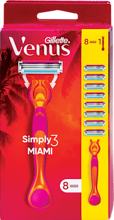 Simply3 Miami brijač i zamjenske britvice Gillette Venus