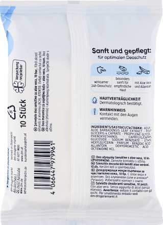 Salviette deodoranti Sensitive Balea