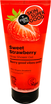 Ragyogásfokozó tusfürdő Sweet Strawberry SKIN SUPER GOOD