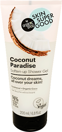 Bőrpuhító tusfürdő Coconut Paradise SKIN SUPER GOOD
