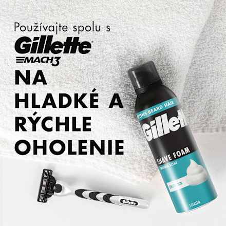 Pena na holenie na citlivú pleť Sensitive Gillette