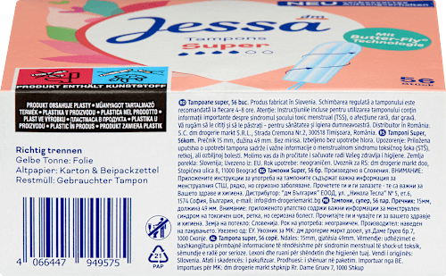 Tampons Super Jessa