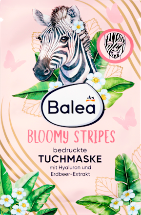 Mască de față tip șervețel Bloomy Stripes  Balea