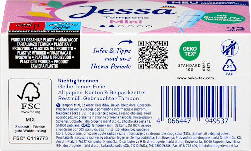 Tampóny Mini Jessa