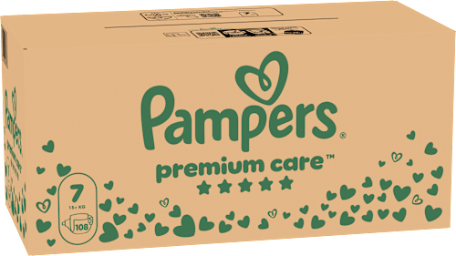 Plienky veľkosť 7 (15 kg+) - mesačné balenie Pampers Premium Care
