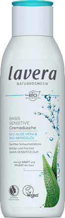 Cremedusche Basis Sensitive Aloe Vera & Mandelöl lavera NATURKOSMETIK