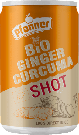 Bio shot z ingverjem in kurkumo Pfanner
