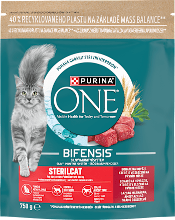 Marhában gazdag száraz macskaeledel, ivartalanított macskáknak PURINA ONE