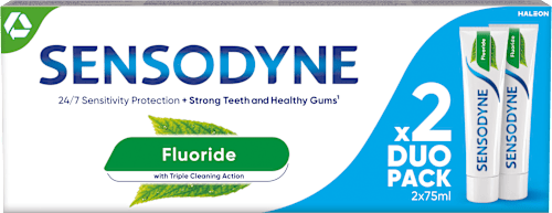 Zobna pasta Fluoride, 2 × 75 ml SENSODYNE