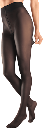 Strumpfhose Laufmaschenstopp schwarz, Gr. 42/44 Fascino