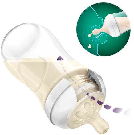 Biberon de sticlă&tetină PHILIPS AVENT